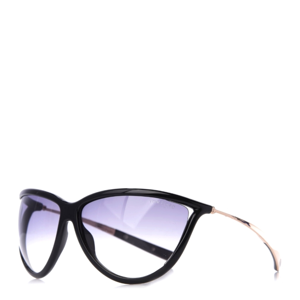 NIB TOM FORD Tammy TF770 01B Black Sunglasses
